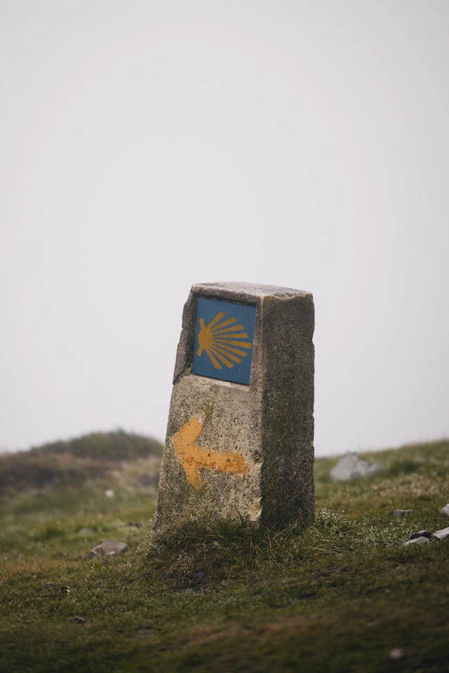 Camino wegwijzer